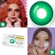 Зелені контактні лінзи ELITE Lens грін аква 2 шт - зображення 1
