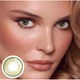 Зелені контактні лінзи ELITE Lens Айс мілк грін 2 шт - зображення 6