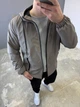 Вітровка Soft чоловіча весняна осіння спортивна з капюшоном XXL сіра (26650) - зображення 8