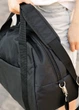 Женская спортивная сумка Sambag Vogue LQH черная тканевая 45 х 26 х 20 см (90221065) - изображение 5
