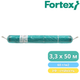 Сетка фасадная защитная, затеняющая Fortex 3,3x50 м, 165 м2, 60 г/м2, зеленая - изображение 9