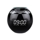 Колонка портативна з годинником Kimiso KMS-K12 Bluetooth LED чорний - зображення 1