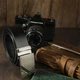 Ремень мужской кожаный Vintage 20208120 см. черный (20208) - изображение 3