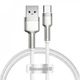 Кабель Baseus Cafule Metal Data Type-C 66W (1m) white - изображение 1