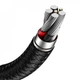 Кабель Baseus Cafule Metal Data Type-C 66W (0.25m) black - изображение 6