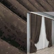 Комплект готових штор VR-Textil Льон мармур Pavliani ХО № 1910ш Венге 150х270 см 2 шт (33-1315) - зображення 1