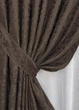 Комплект готових штор VR-Textil Льон мармур Pavliani ХО № 1910ш Венге 150х270 см 2 шт (33-1315) - зображення 5