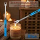 Гнучка USB електрозапальничка з акумулятором, довга плазмова дугова запальничка для кухні, свічок, барбекю BBQ lighter Blue - зображення 1