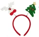 Обруч новорічний “Олень і Ялинка” | Christmas Headband “Deer & Tree” - зображення 2