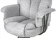 Крісло АКЛАС Гетьман R-SR (Тканина DV-90 Gray) - зображення 6