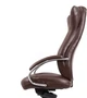 Кресло АКЛАС Бадалона CH MB (Кожа LC-K Dark brown/PU Dark brown) - изображение 11