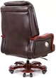 Кресло АКЛАС Тристрам EX RL (Кожа Lux LC-K Dark brown/PU Dark brown) - изображение 6
