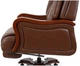 Крісло АКЛАС Трістрам EX RL (Шкіра Lux LC-I Brown/PU Brown) - зображення 12