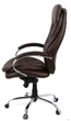 Крісло АКЛАС Валенсія Soft CH MB (Шкіра LC-K Dark brown/PU Dark brown) - зображення 3