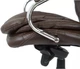 Крісло АКЛАС Валенсія Soft CH MB (Шкіра LC-K Dark brown/PU Dark brown) - зображення 9