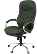 Крісло АКЛАС Валенсія Soft CH MB (Шкіра Lux LC Green/PU Зелений) - зображення 1