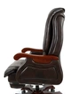 Крісло АКЛАС Ланселот EX RL (Шкіра LC-K Dark brown/PU Dark brown) - зображення 12