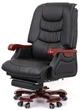 Крісло АКЛАС Ланселот EX RL (Шкіра LC-A Black/PU Black) - зображення 1