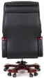 Крісло АКЛАС Ланселот EX RL (Шкіра LC-A Black/PU Black) - зображення 7