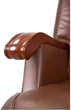 Крісло АКЛАС Галахад EX RL (Шкіра LC-I Brown/PU Brown) - зображення 10