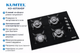 Варочная поверхность газовая Kumtel KO-40TAHDF Black - изображение 2
