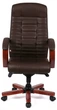 Крісло АКЛАС Атлант EX MB (Шкіра LC-K Dark brown/PU Dark brown) - зображення 2