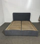 Ліжко полуторне ADSmebli Rich 120x190 Велюр Сірий Divotex Simple 54 - зображення 2