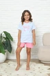 Комплект з шортами на дівчинку-підлітка - Only you - Family look 152-158 - зображення 1