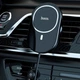 Автомобильный держатель + беспроводное зарядное устройство Hoco CA90 Car Wireless Charger (Black) [60980] - изображение 3