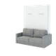Шафа-ліжко-диван "MIRA SOFA NEW -140" Білий Діамант - изображение 2