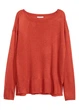 Джемпер H&M S Коралловый 0515201_корал - изображение 2