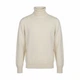 Мужской кашемировый гольф в стиле Loro Piana, белый (LP1001.1ML) - изображение 1