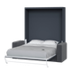 Шафа-ліжко-диван "HF PLUS-160 NEW" Антрацит - изображение 1