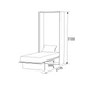 Шафа-ліжко "JUPITER 90" Білий Діамант - зображення 5