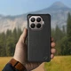 Шкіряна накладка Stenk Cover для Xiaomi 15T Pro Чорна (79971) - зображення 3