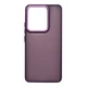 Чохол Fiji Lens для Xiaomi 14 бампер матовий із захистом блоку камер Dark Purple - зображення 1