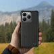 Кожаная накладка Stenk Cover для Realme 15T Чёрная (80350) - изображение 3