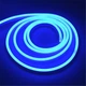 Светодиодная лента с блоком питания HitLED NEON 5 метров, силиконовая, влагозащищенная 12V-220V Синяя - изображение 3