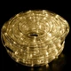 Светодиодная гирлянда-шланг Xmas Rope light для новогоднего декора улицы, 10м, свет LED - Теплый белый, гибкая влаго/морозоустойчивая лента дюралайт, от сети 220В - изображение 5