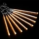 Світлодіодна гірлянда "Таючі бурульки" для новорічного декору Xmas Sticks 8Led паличок по 50см, світло ламп-теплий білий від мережі 220В - зображення 2
