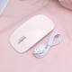 Мини лампа для сушки гель-лаков SUN mini 6w+UV, складная полимеризационная с питанием от USB Белый - зображення 7