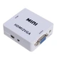 Переходник с HDMI на VGA Usams Converter Mini видео адаптер Full HD для ноутбука конвертер на телевизор, монитор, проектор - изображение 2