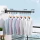 Раскладная вешалка сушилка для одежды Laundry 89 см настенная из алюминиевого сплава для балкона, 3 секции - изображение 2