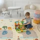 Комплект дитячий столик зі стільчиком POPPET Мультиплей Грейсі 5 в 1 + конструктор Будинок мрії (PP-SET-011GR-03) - зображення 6