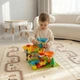 Комплект столик детский со стульчиком POPPET Мультивуд 3 в 1 + конструктор Крутые виражи с горкой (PP-SET-010-04 ) - изображение 3