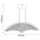 Світлодіодна люстра VOYAGER-12 12W HOROZ ELECTRIC - изображение 2