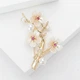 Брошь BROCHE бижутерия Цветы Сакуры золотистая BRBF115332 - изображение 4
