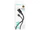 Кабель USB Borofone BX111, Lightning, 2.4A, Чорний - зображення 4