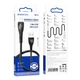 Кабель USB Borofone BX98, USB to Lightning, 2.4А, 1m, черный - изображение 4