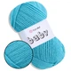 Пряжа YarnArt Baby, Бирюзовый №552, 100% акриловая детская нитка для игрушек, пинеток, пледов, одежды, для вязания спицами и крючком - изображение 1